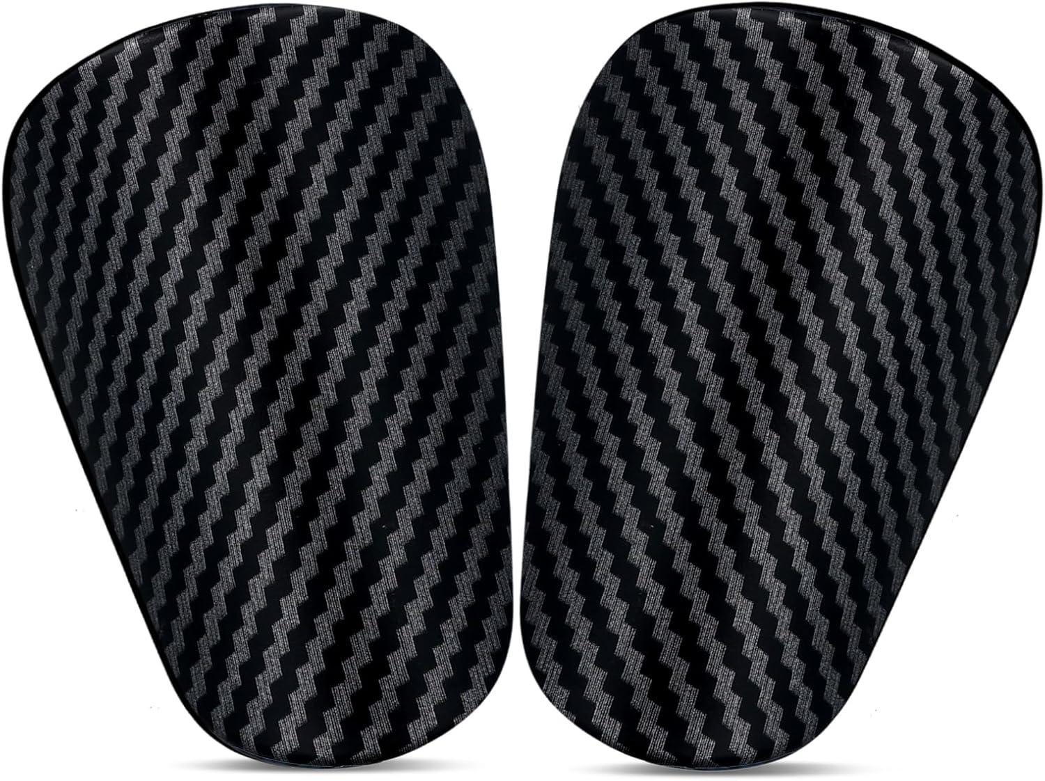 2Pcs Mini Soccer Shin Guards, 3.94X2.36 Inch Stripe Mini Shin Pads Mini Shin Guards Protective Equipment Shin Guards for Adults Teenagers Women Men Boys Girls