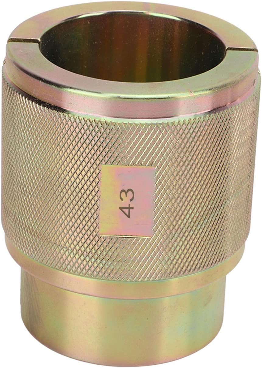 Akozon Motorcycle Fork Seal Driver Tool Split Design Carbon Steel Dirt Bike Fork Seal Tool for Traditional Inverted Front Forks(43Mm) image number 3