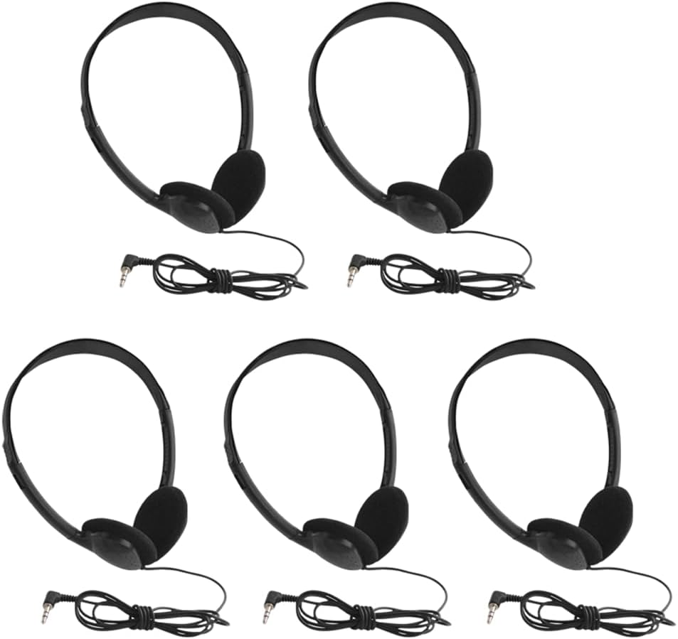 Snblzhef 5PCS Classroom Headphones Kids Headphones 3.5Mm Audio Headset for Students Children Toddler Teens image number 1