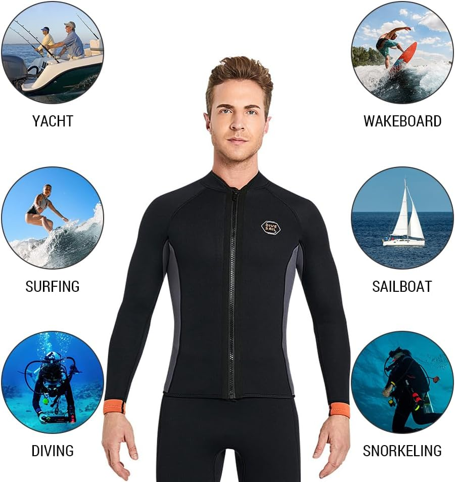 Wetsuit, 3Mm Neoprene Wetsuit Pants Men Surfing Pants Keep Warm Diving Pants for Swimming Surfing Diving image number 1