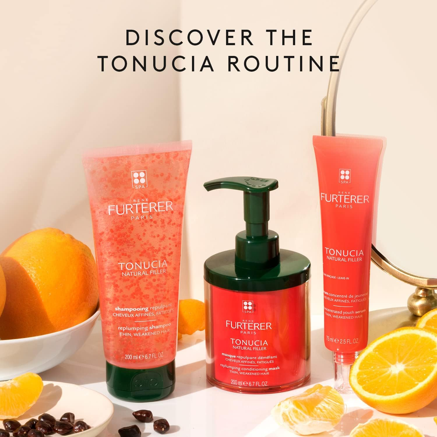 Rene Furterer Tonucia Natural Filler Replumping Shampoo - Thin, Weakened Hair (Salon Product) 600Ml/20.2Oz image number 1