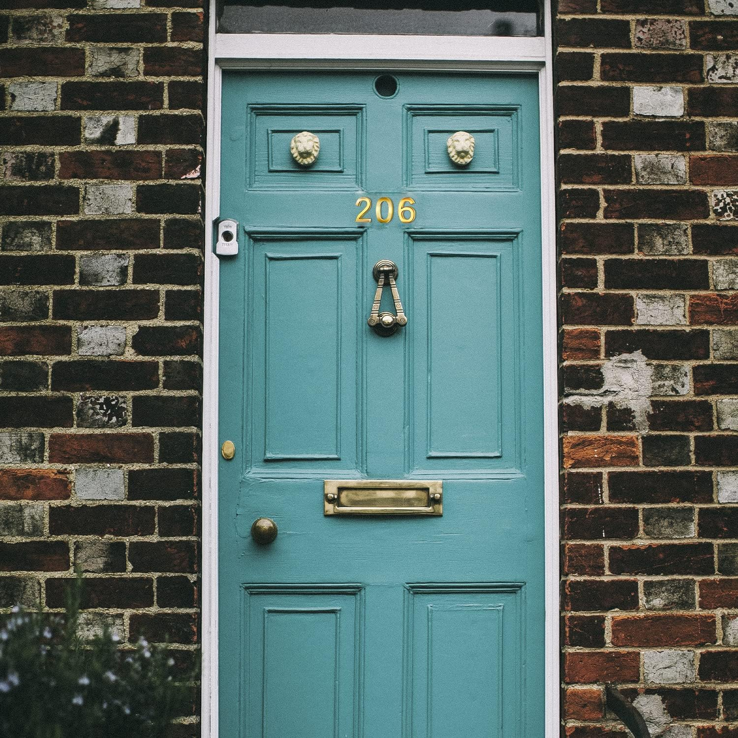 Lotsdonxia Self-Adhesive 3D Gold Numbers (0-9) for Addressing House, Apartment, Hotel, and Street Room Doors as Mailbox Stickers-6