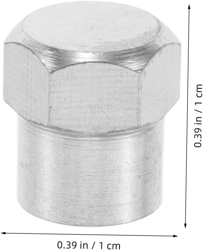 HOLIDYOYO 20Pcs Universal Tire Valve Stem Caps Protective Dust Covers Automotive Wheel Accessories for Cars Suvs Bikes Cool Black Stem Covers for Outdoor Use image number 2