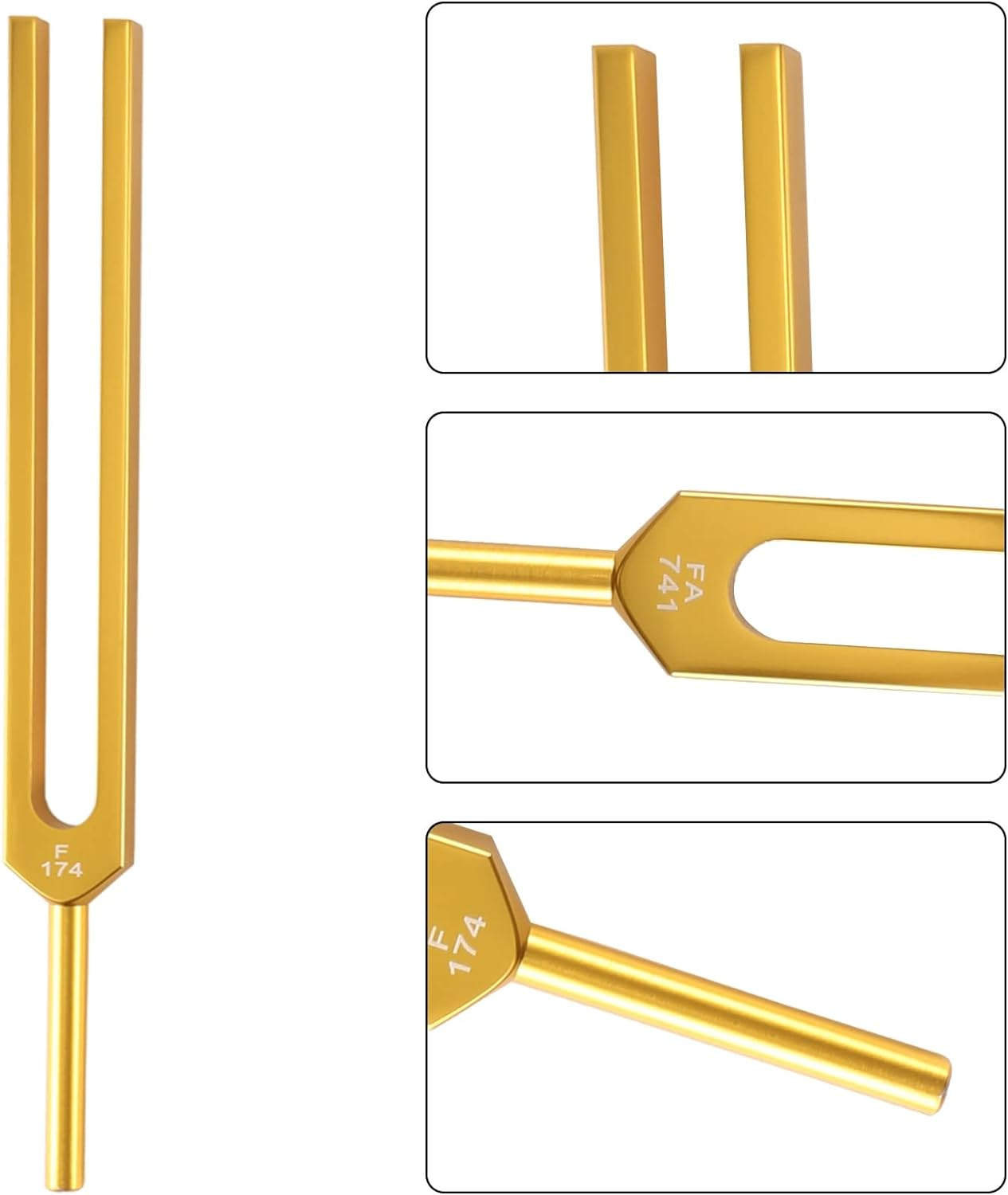 Spacesea Tuning Forks for Healing Set &ndash; 9 Chakra Frequencies 174Hz to 963Hz | Precision Aluminum Alloy | Meditation, Yoga, Sound Therapy, Energy Balancing Tools image number 3