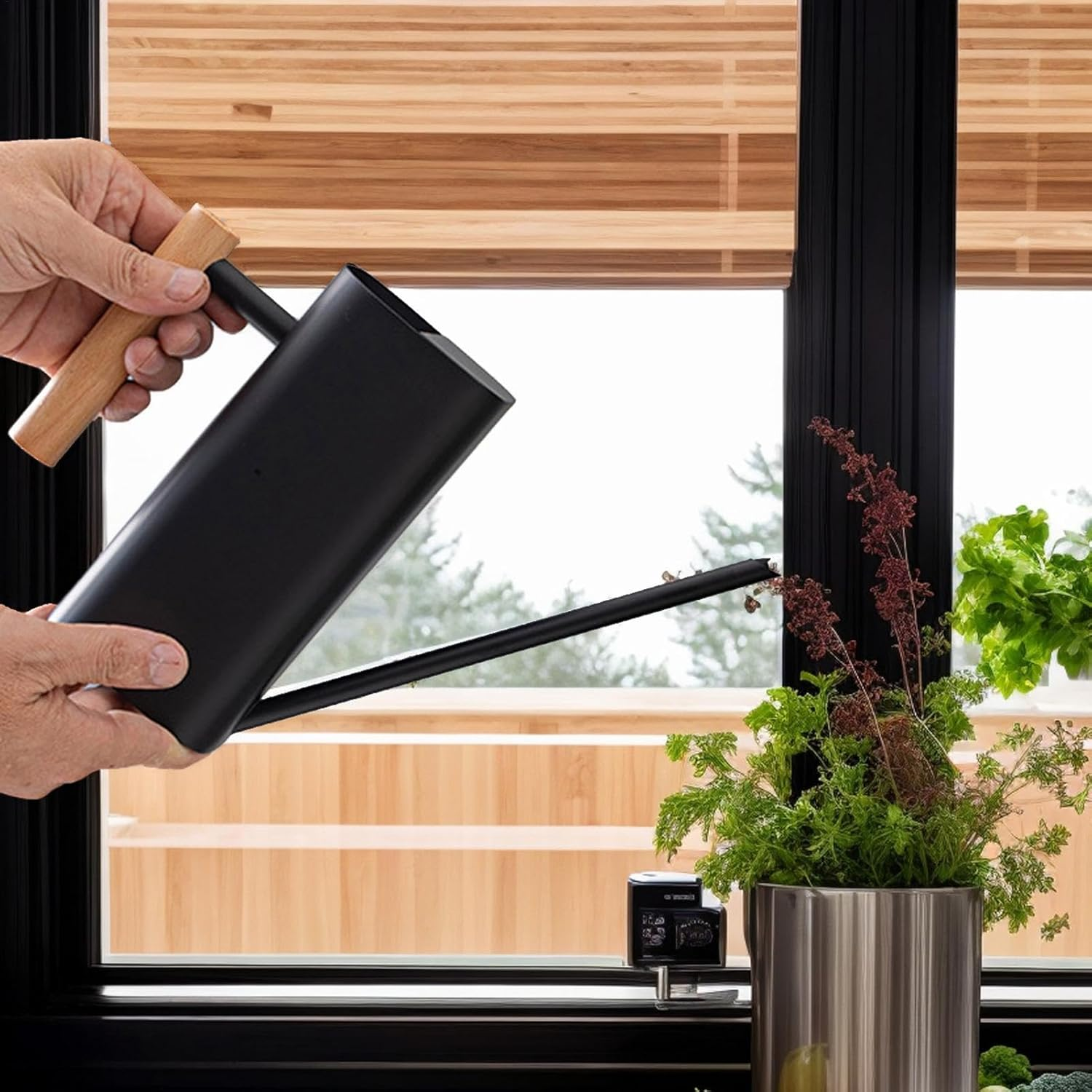 Manual Watering Kettle - Watering Kettle Gardening Spray Kettle, Long Spout Flowers Watering Kettle | Rust-Proof Gardening Spray Kettle, Perfect Watering Solution Spray Bottle for Indoor and Outdoor