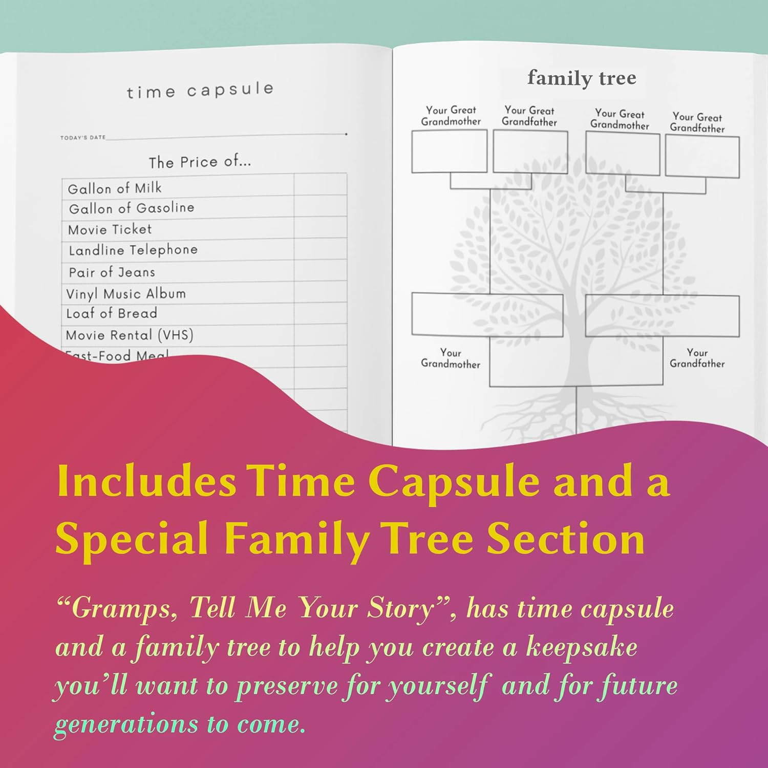 Grandpa, Tell Me Your Story: a Grandfather'S Guided Journal and Memory Keepsake Book image number 1