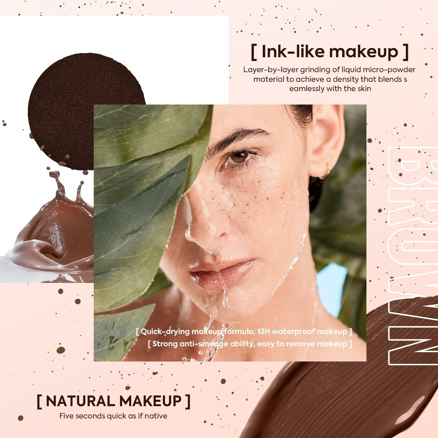 VIOLA HOUSE Freckle Stamp Pen,Waterproof Long Lasting Quick Dry Small Spot Freckle Makeup Pen 20G (Light Pink) image number 2