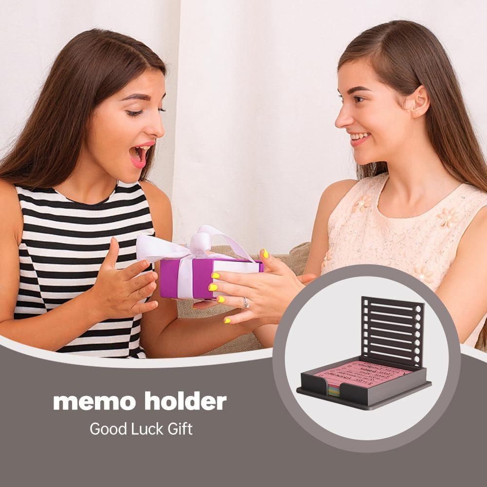 Lyhaogao 5Pcs Reusable Sticky Note Stencil Template Set with to Do List Design, Includes Storage Box and Memo Paper for Office, Home, School Supplies Durable and Portable Organizer - Blue image number 4