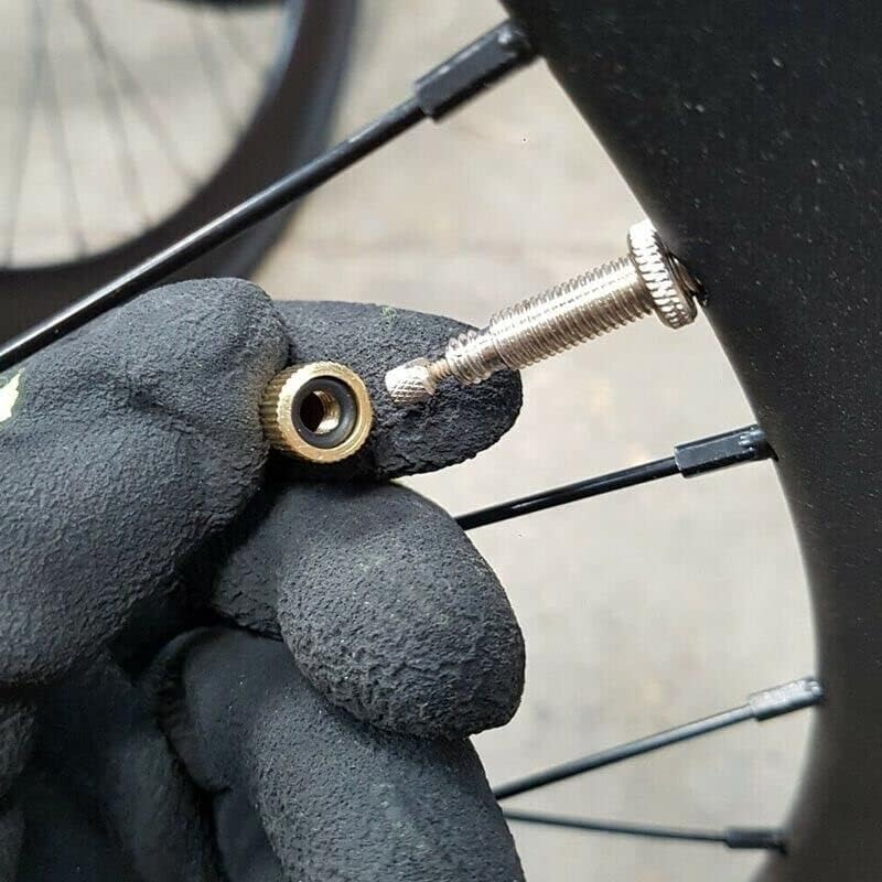 2PCS Bicycle Pump Adapters Converter Presta to Schrader Bike Valve Tyre Connector AU image number 1