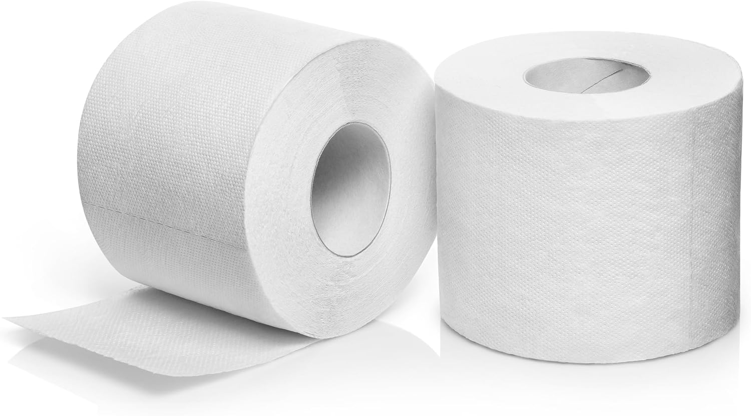 Dolphytoilet Paper Roll 400 Sheets Individually Wrapped - 2-Ply Soft & Strong Paper, Hypoallergenic & Eco-Friendly, Bulk Pack of 48 Rolls for Home, Office, and Public Restrooms image number 1