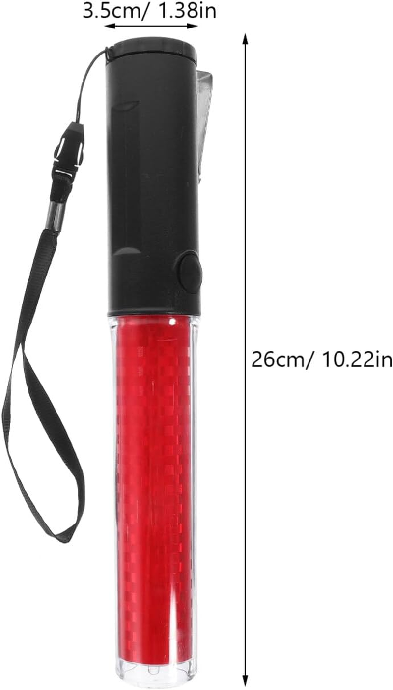 Iplusmile Signal Traffic Wand Traffic, Red LED Traffic Control Wand Control Wand Safety Traffic Light for Parking Guides Outdoor Camping Concert image number 6