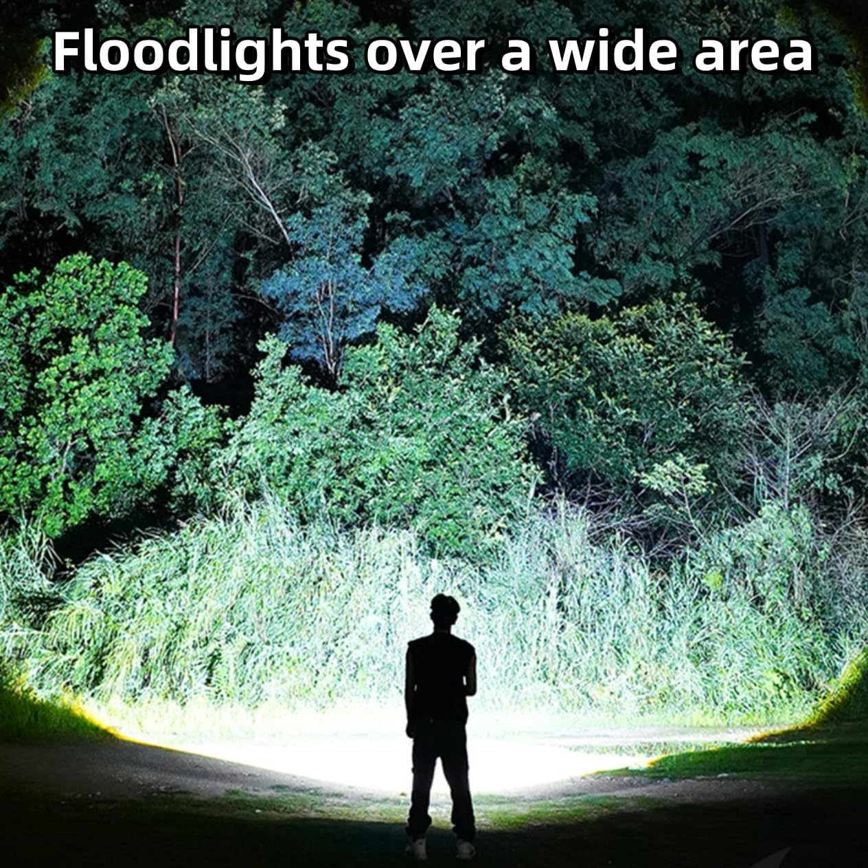 Rechargeable Flashlights 10000 Lumens, Handheld Tactical Torch, Led Flashlight for Home, Tactical Flashlight for Emergencies,4 Modes, IPX5 Waterproof, Super Bright Torch for Camping,Outdoor image number 2