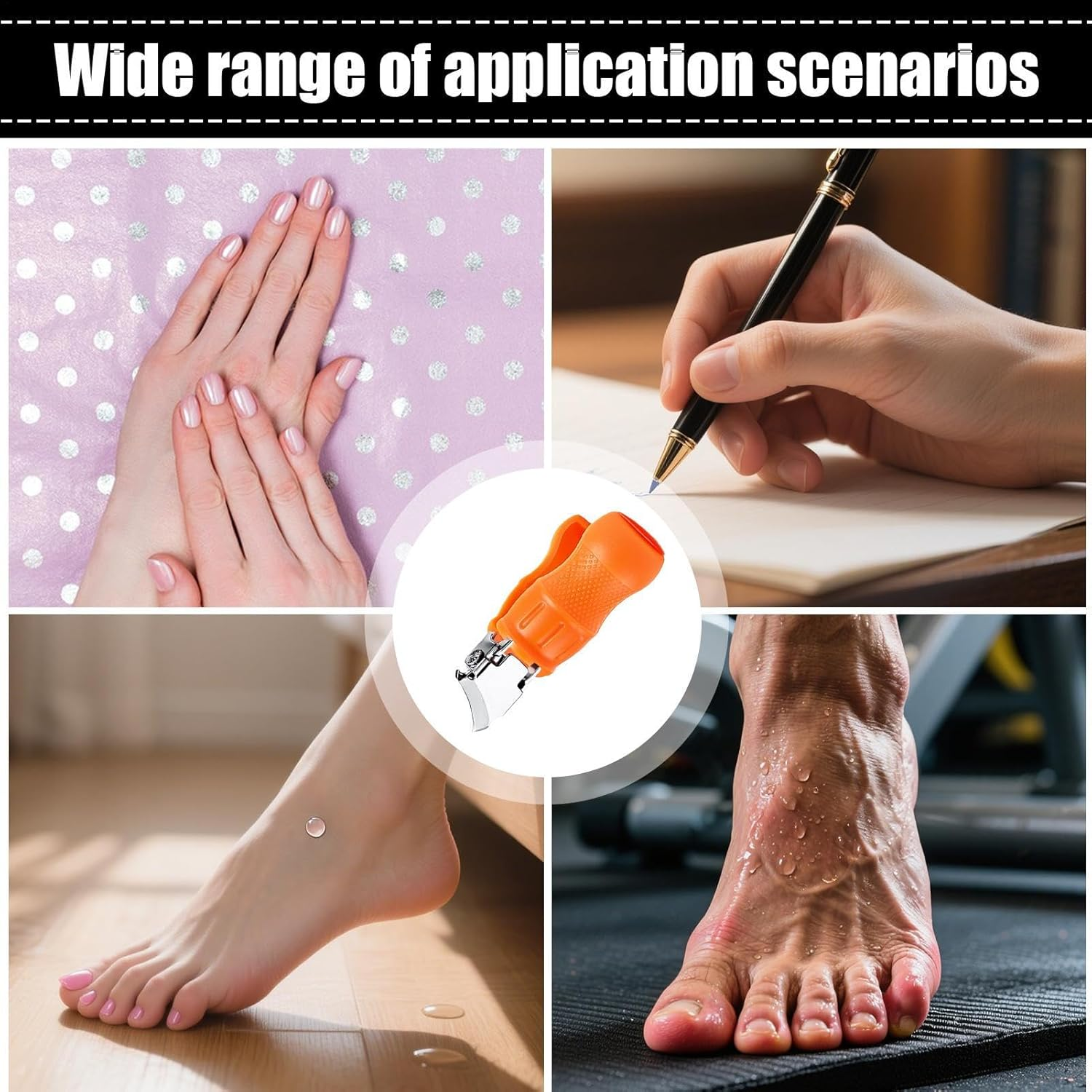 Ungtyb Angled Nail Clippers | Ingrown Nail Clippers | Cutter Trimmer Heavy Duty Ergonomic for Friendly Seniors Women Home Salon Pedicure image number 3