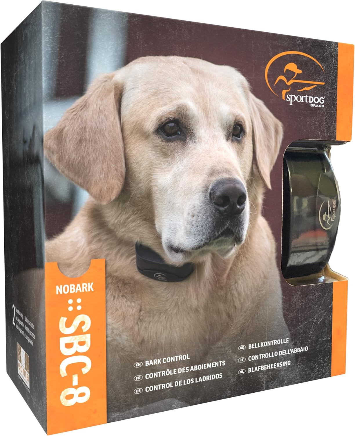 Petsafe Sportdog Nobark SBC-8 Dog Collar, Black image number 1