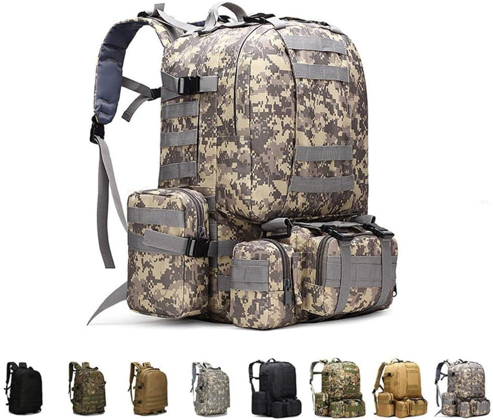 Crocox MOLLE Tactical Backpack Bag Military Pouches Rucksack Canvas Army Hiking image number 6