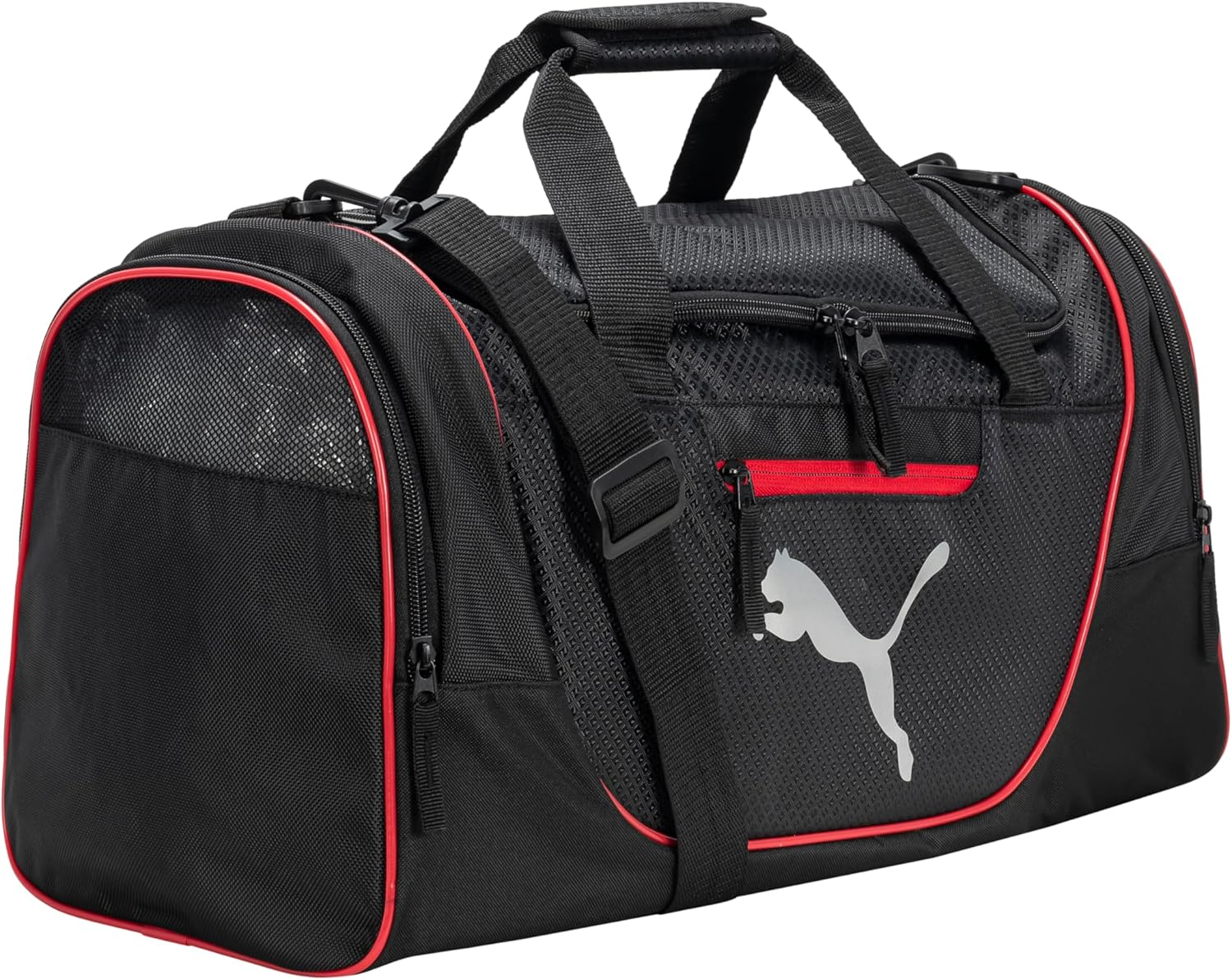 PUMA Evercat Contender 3.0 Duffel Bag - Black/Red image number 1