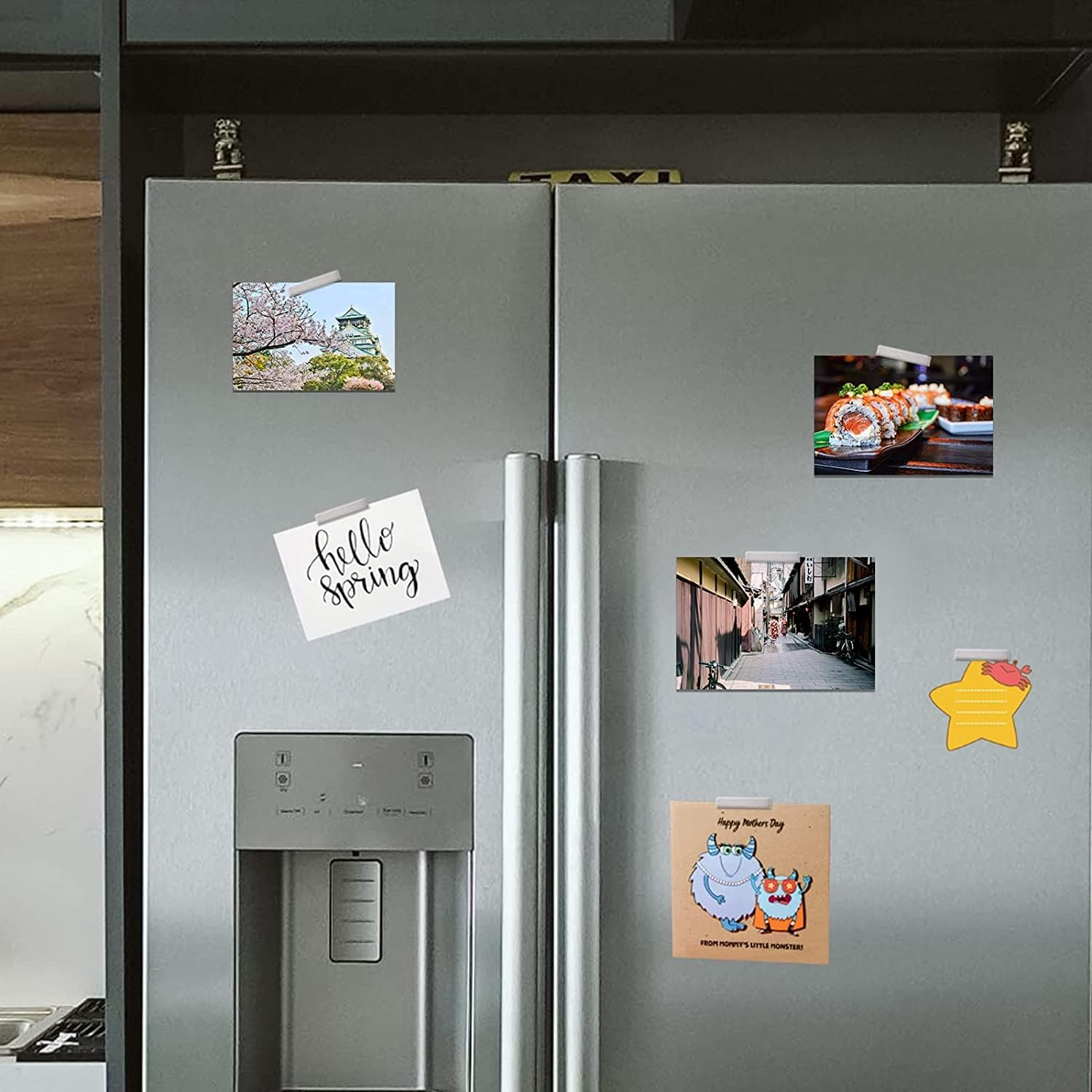 MIN CI 10 Pack Strong Neodymium Magnets Bars Heavy Duty,Rectangular Permanent Rare Earth Magnets with Adhesive Backing,For Kitchen Lockers Craft Tool Storage,50X10X3Mm image number 5