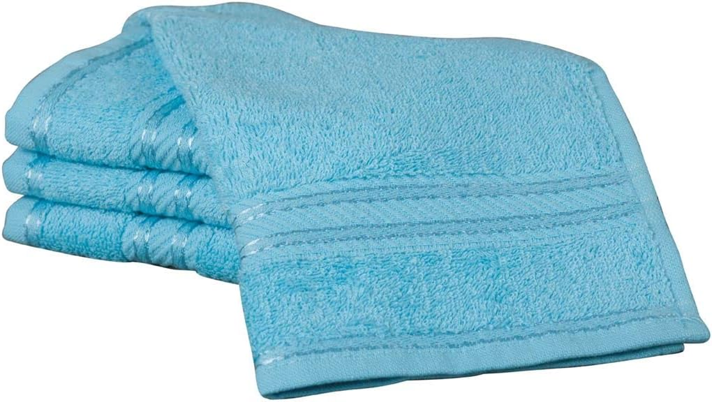 Bentley Priory Linens Supreme Face Flannels for Bathroom 500GSM Super Soft Cotton Pack of 4 Absorbent and Quick Dry Face Cloth Flannel Towels Set 30 X 30Cm Egyptian Collection (PURPLE MAUVE)