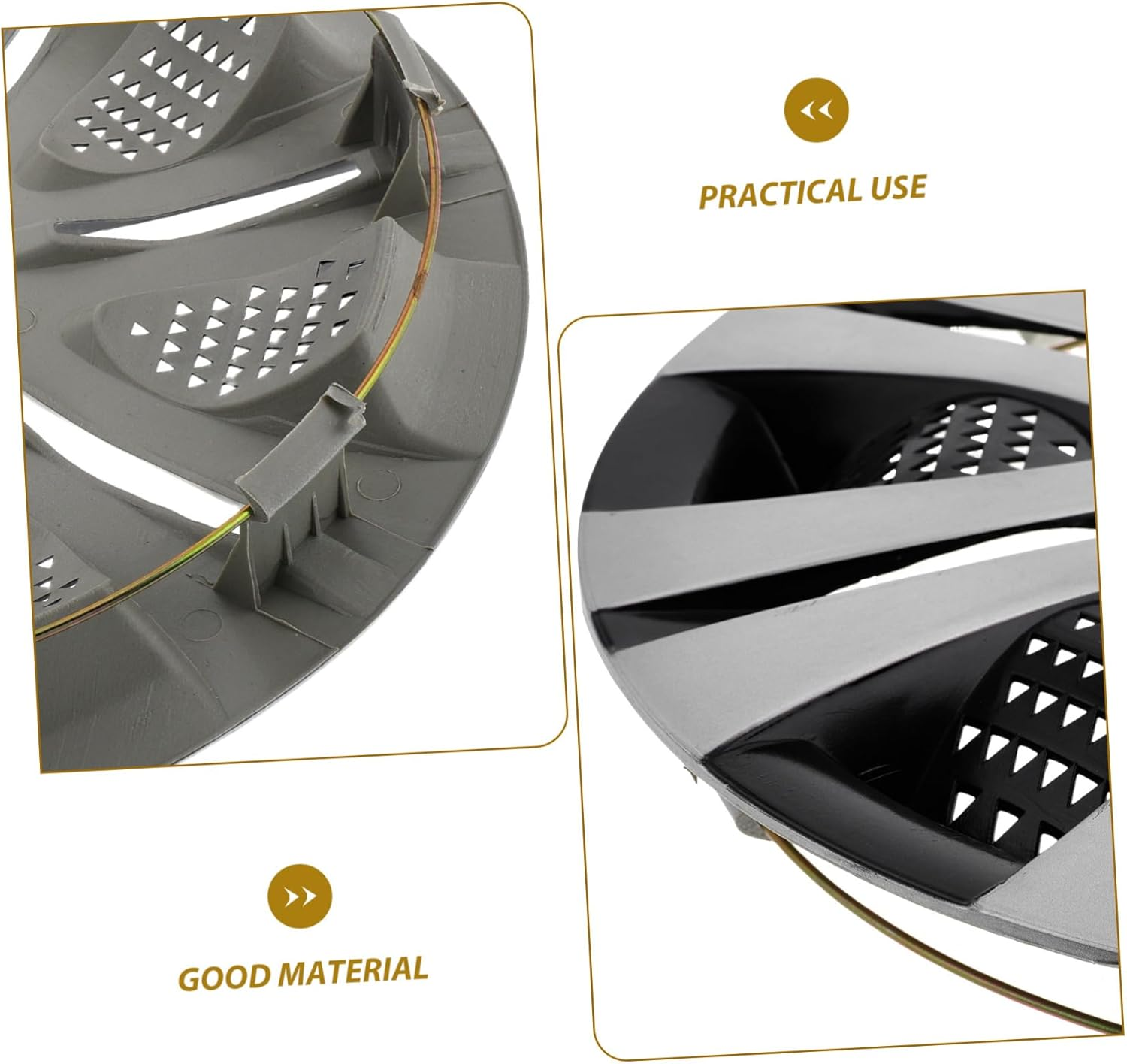 HOLIDYOYO Car Wheel Hub Covers Wheel Rim Cover Fit Hubcaps Decoration Plastic Hubcaps image number 2