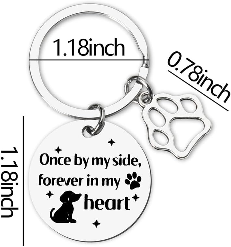 Pet Dog Sympathy Memorial Gifts for Loss of Puppy Bereavement Gifts for Dog Lovers Keychain Gifts for Dog Owner Keychains image number 5
