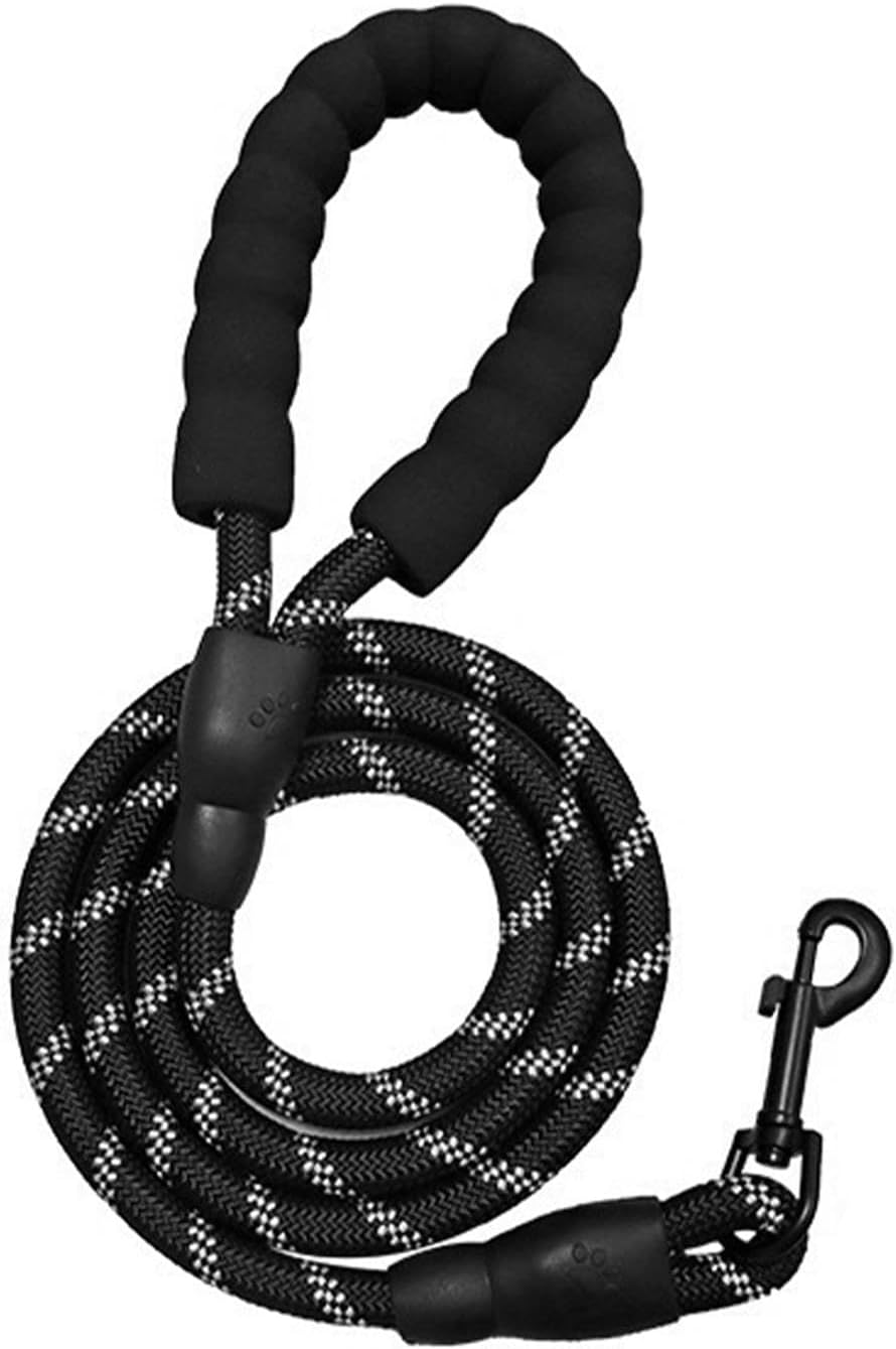 Dog Leash, 1/2 Inch X 6.56 Foot Strong Dog Leash with Comfortable Padded Handle and Highly Reflective Threads Large and Medium Breeds image number 3