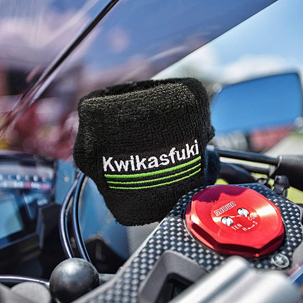 Brake Fluid Reservoir Cover Sock for Motorcycles, Sporbikes and Gifts by Moto Loot (Kwikasfuki) image number 3