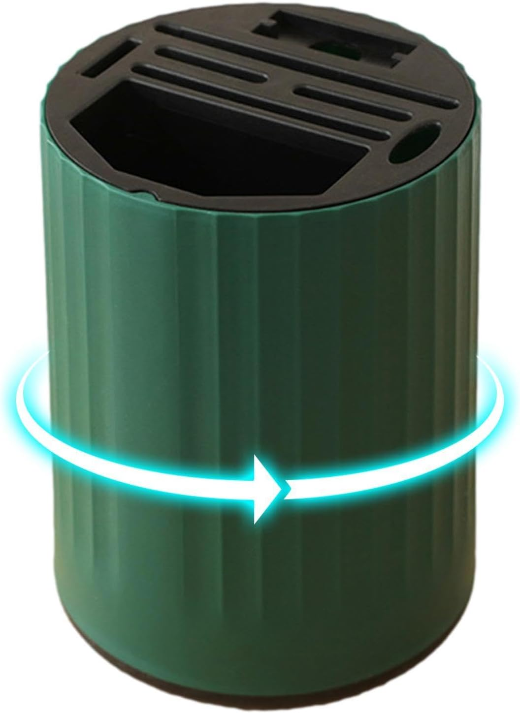 Rotating Knife Holder for Kitchen - 360 Degree Rotating Chopstick Cage Cutlery Stand - Rotating Stand for Kitchen Knives, Forks, Spoons, Mixers, Chopsticks image number 4