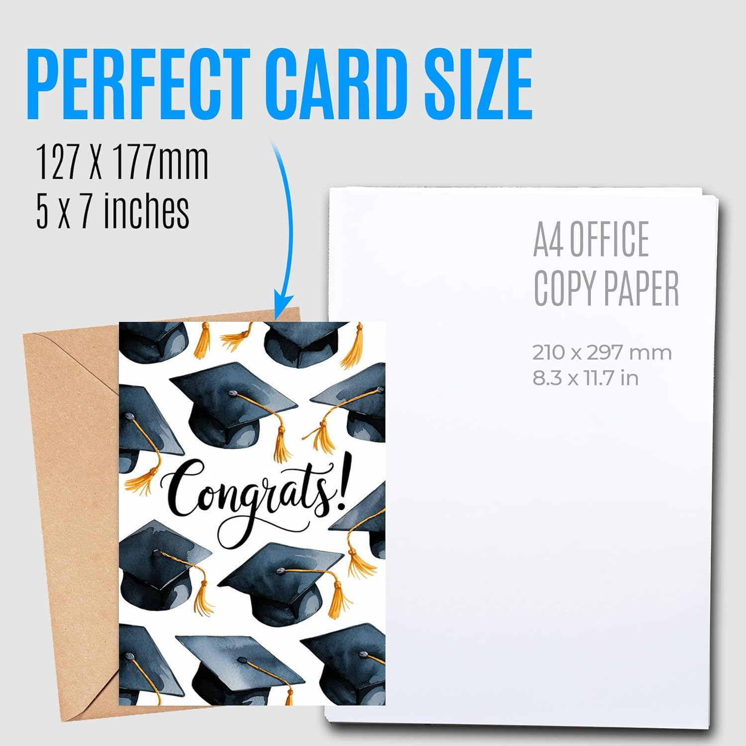 Graduation Card - Congratulations on Your Graduation Card for College, Highschool,Masters, Phd, Bachelors Degree - Congrats Son, Grandson - NUM 184 image number 1