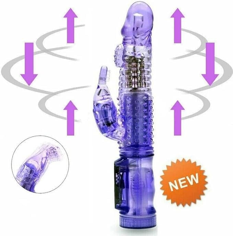 9 Inch Realistic Rabbit Vibrator Dildo G-Spot Clit Massager Sex Toys for Women image number 4
