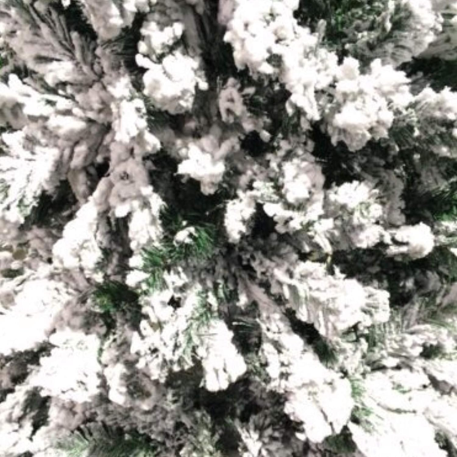 Perfect Holiday Christmas Tree, 8-Feet, Flocked Snow image number 3