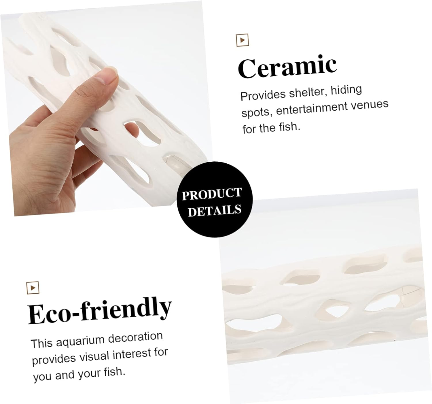 ROMISBABA Aquarium Cave Decoration Fish Tank Accessories Fish Breeding Cave Pet Habitat Unique Ornament image number 5