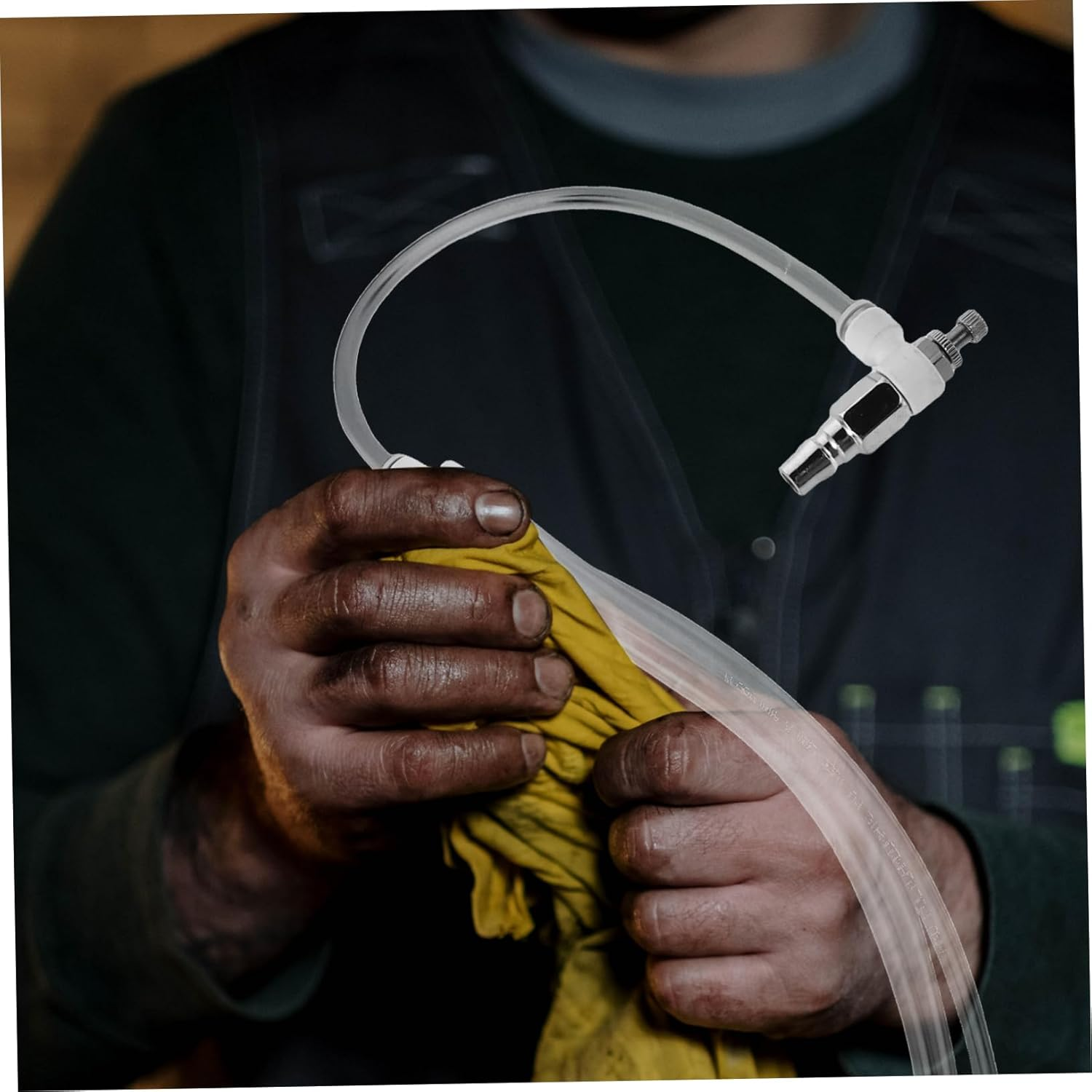 1Set Mini Pneumatic Tool Efficient Engine Carbon Deposit Remover for Automotive Maintenance Lightweight Design Materials Versatile Use image number 3