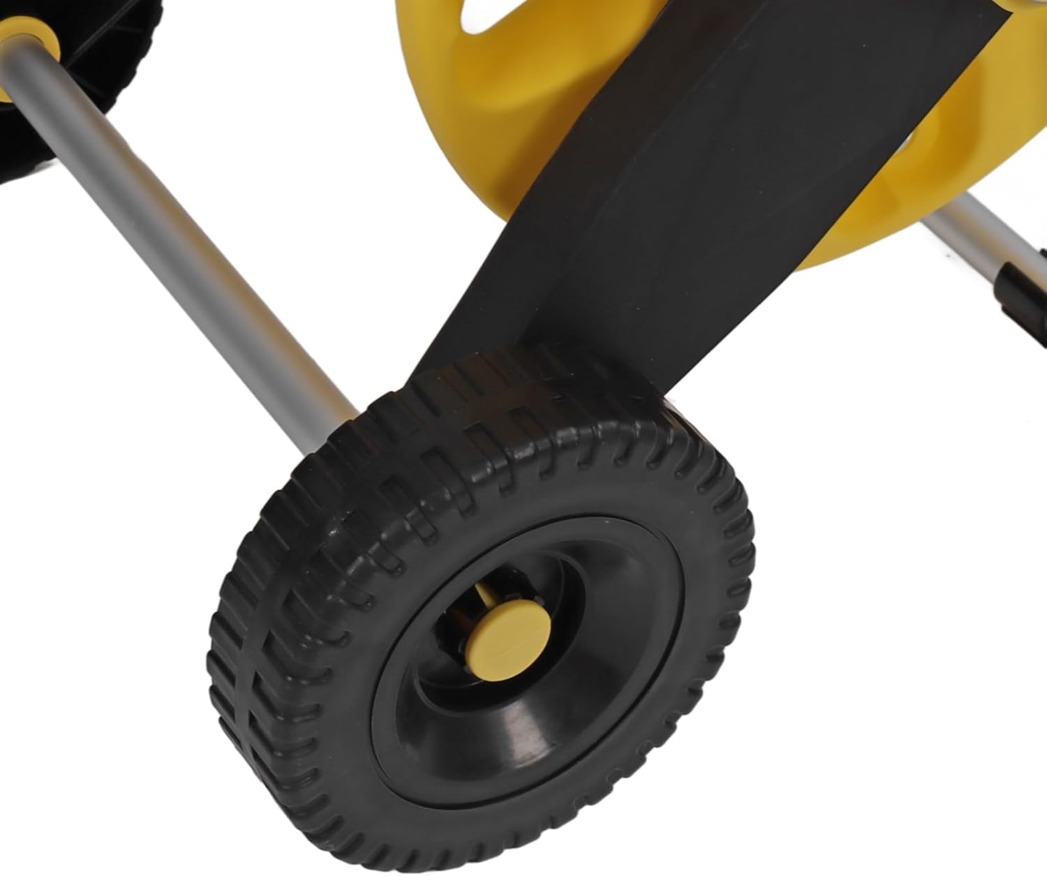 Hose Reel Cart, Corrosion Resistant ABS PP Aluminum Stable Garden Hose Cart for Yard image number 6