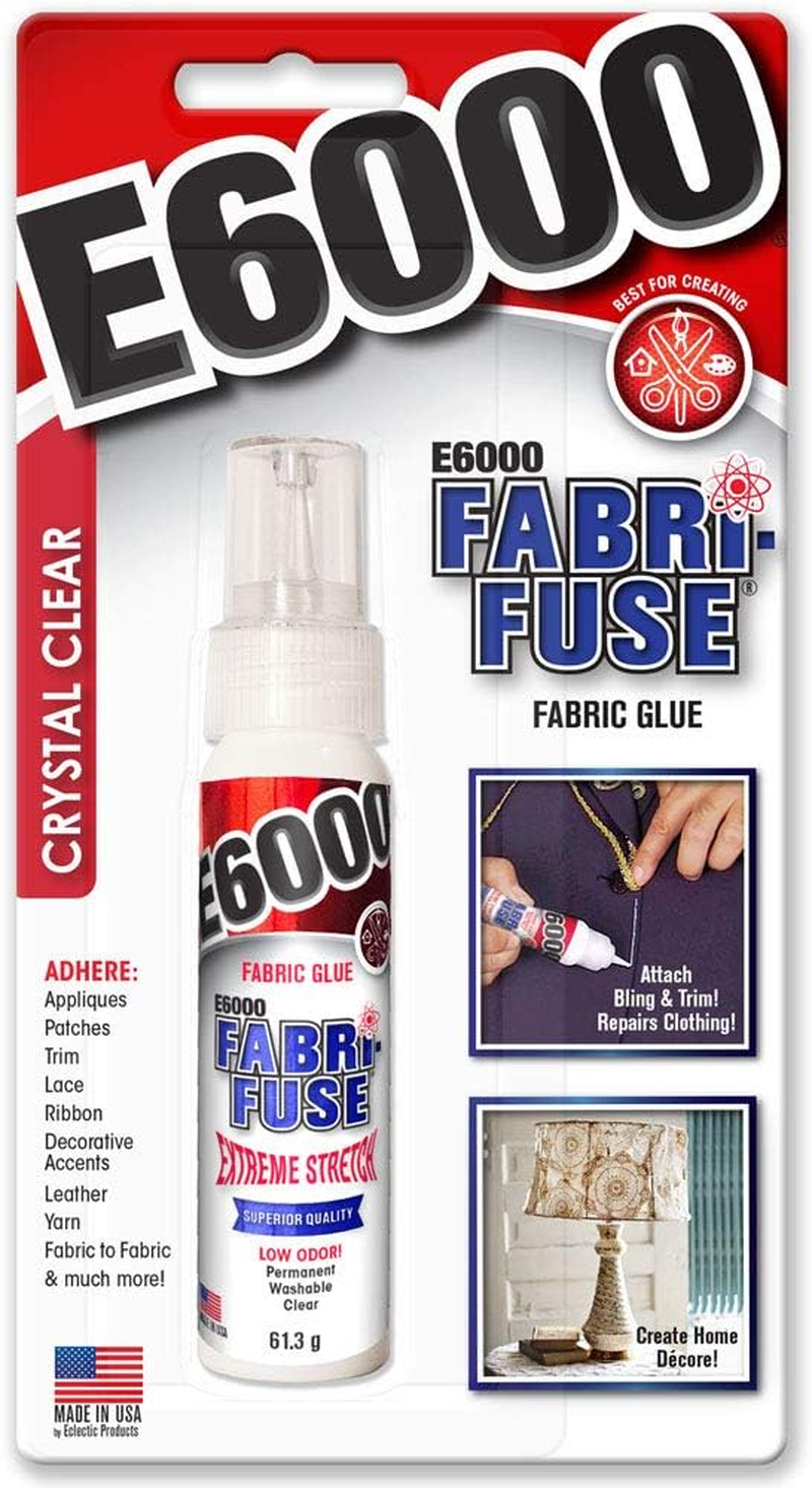 E6000 10565026 Fabri-Fuse Clear Adhesive, 61.3 G