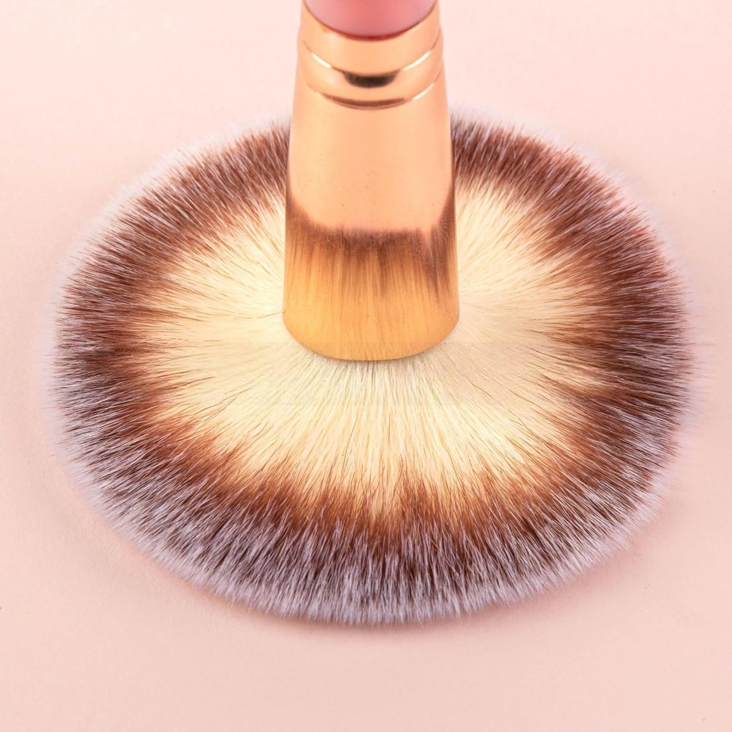 Makeup Brush Set 10-Piece Premium Synthetic, Soft Face & Eye Makeup Brushes for Foundation Concealer Eyeshadow Blush, Pink image number 2