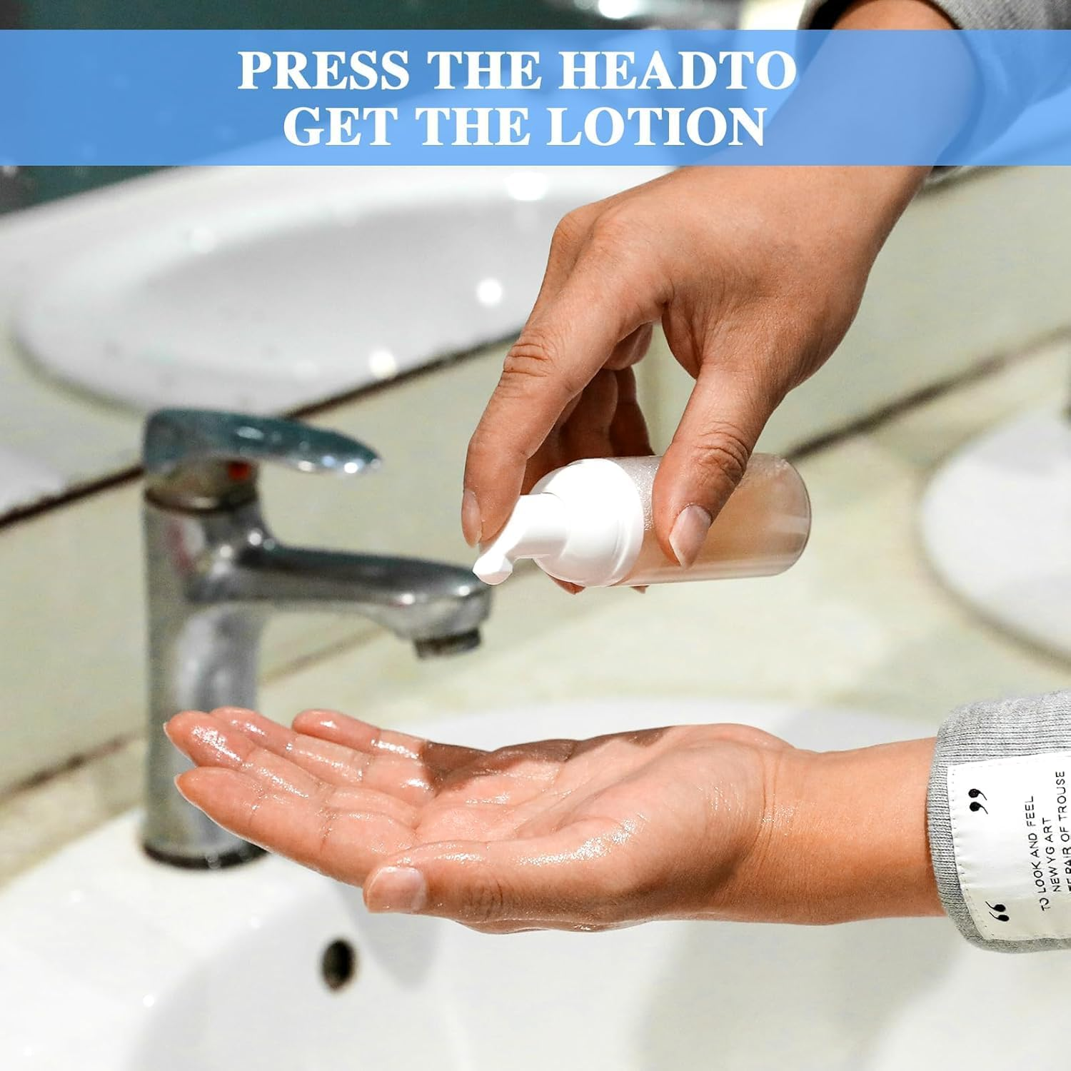 Mini Travel Foaming Pump Bottles, 3Pcs Foam Soap Dispenser Mini Empty Foaming Soap Dispenser,Empty Refillable Clear Plastic Foam Pump Bottle,Plastic Mini Foam Pump Bottle Lash Shampoo Foam Bottle image number 3