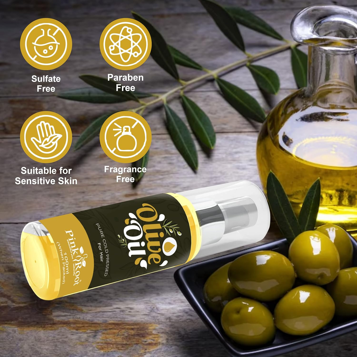 Pink Root Olive Oil 100Ml image number 2
