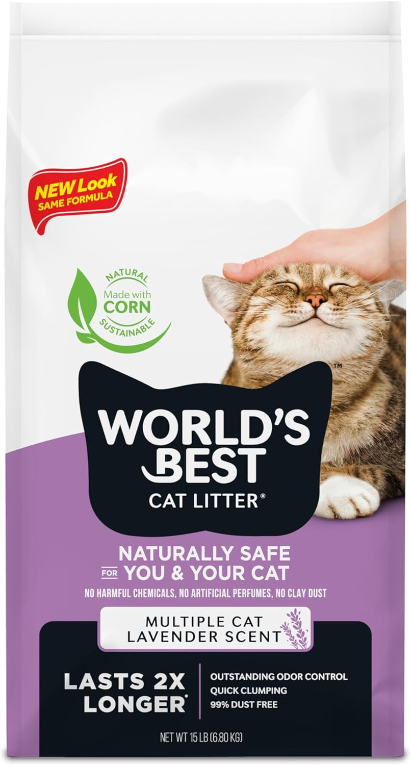 World'S Best Cat Litter Lavender 6.8Kg