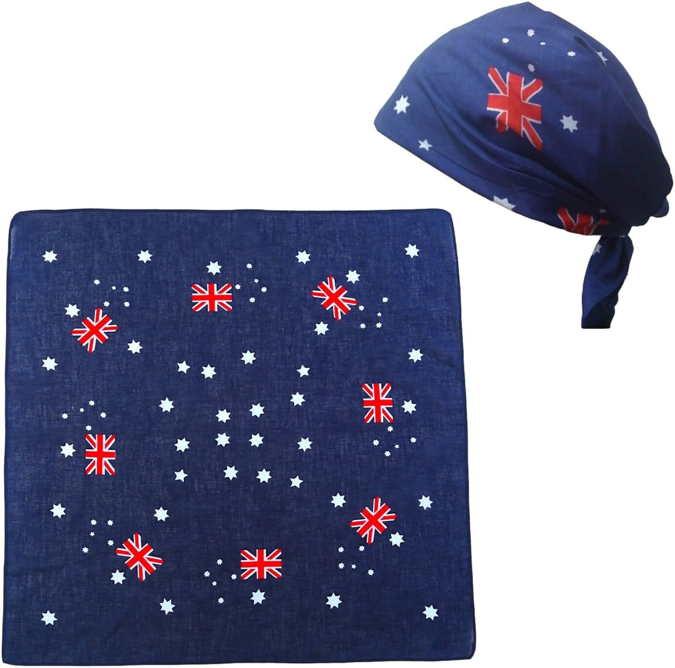Australian Flag Bandana for Australia Day Sport Football Neck Gaiter Soccer World Cup Country Unisex Flags image number 1