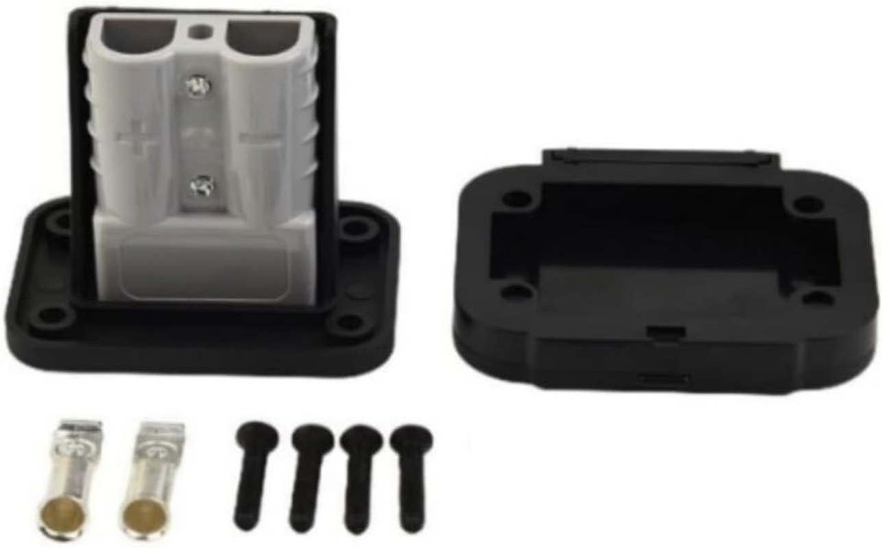 Fabselection 50A 12-24V DC Flush Mount Recessed Plate, Plug Mounting Panel for Anderson SB50 Series Connectors