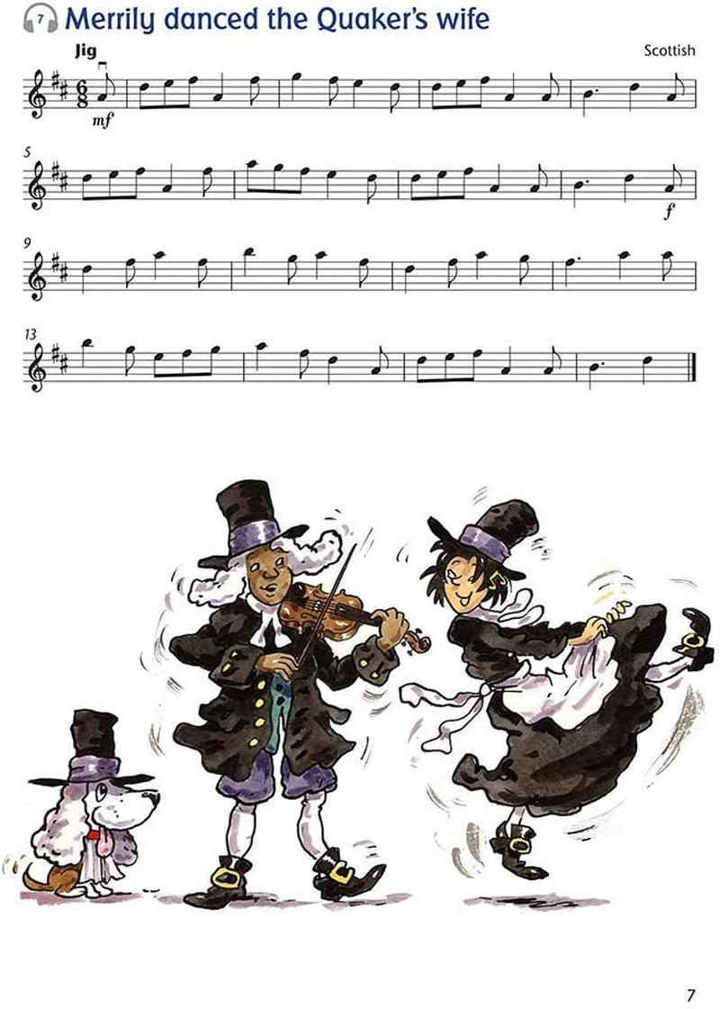 Oxford University Press Revised Edition Fiddle Time Runners Book with CD: a Second Book of Very Easy Pieces for Violin image number 2