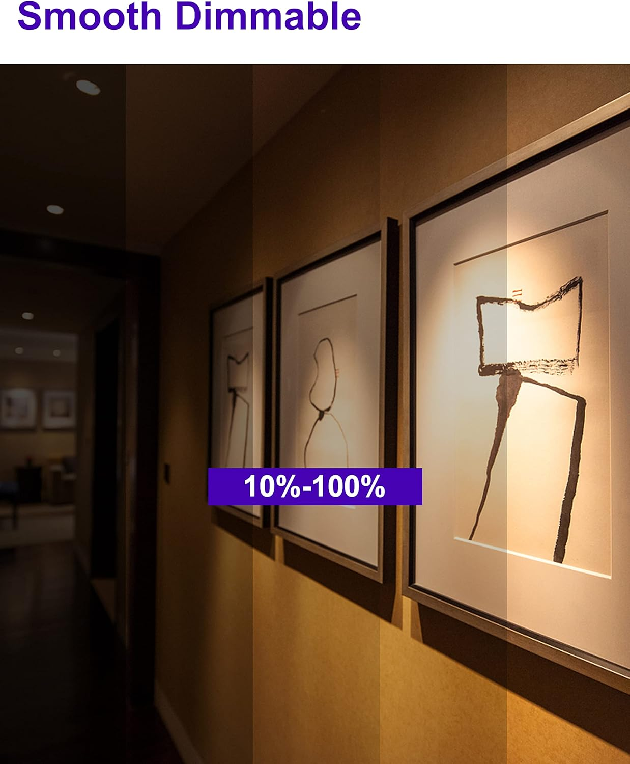 Jaenmsa MR16 Halogen Bulbs, Halogen 12 V 20 W, GU5.3 Halogen Spotlight 2700 K Warm White, MR16 Halogen Bulbs Dimmable, Halogen Reflector Light Bulb Bulbs Bi-Pin, Ceiling Bulbs 280 Lm, Pack of 6 image number 2