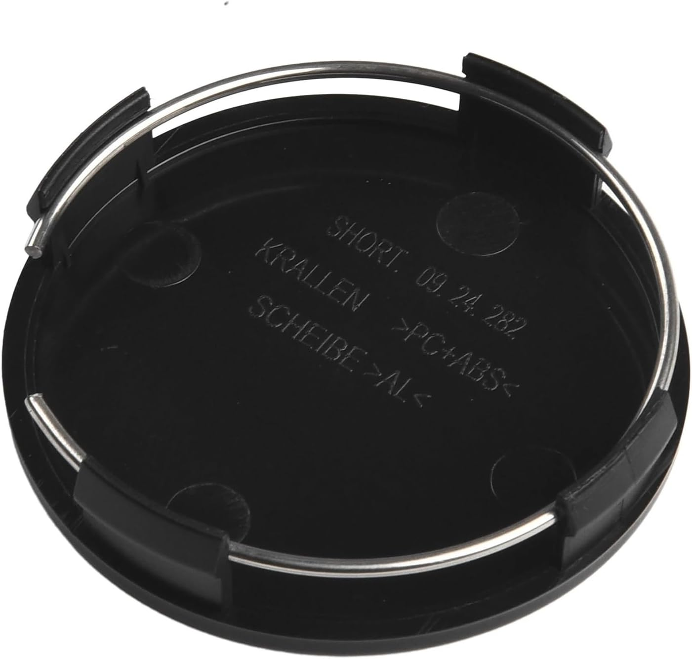 BWPEXZ 4Pcs 65Mm Car Vehicle Wheel Hub Center Cap Cover ABS Black for Most Cars Trucks Wheels Tires Parts Wear Parts image number 2