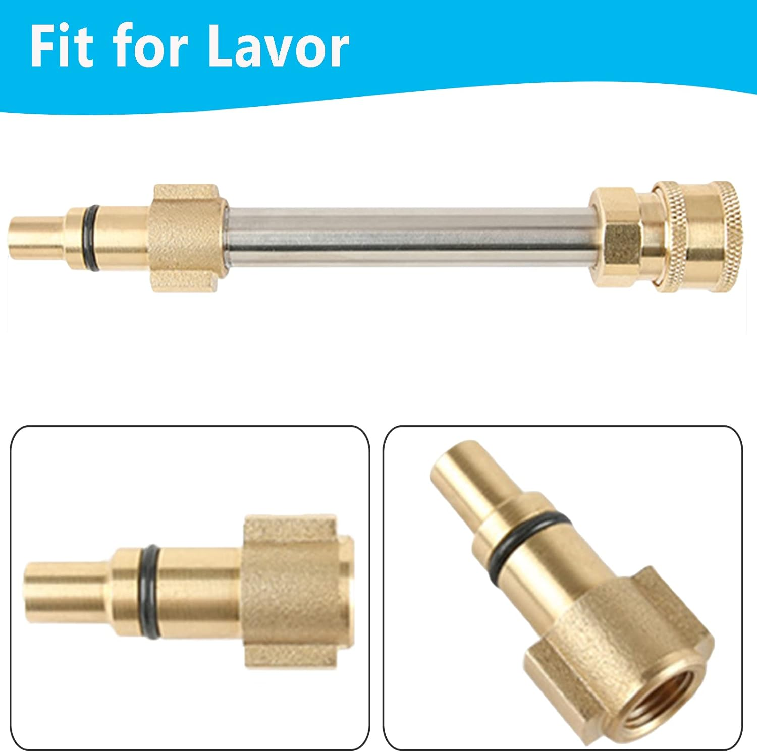Acbbmns Adapter for Pressure Washer Gun, to 1/4'' Quick Connect Fitting, Fits for Lavor (#S7) - S3 Fit For Nilfisk Gerni image number 5