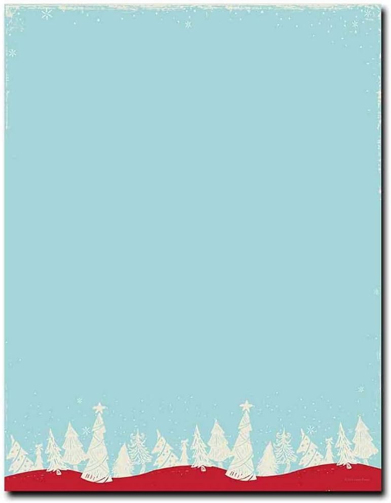 Great Papers! Winter Wonderland Letterhead, 80 Count, 11" X 8.5" (2015101) image number 2