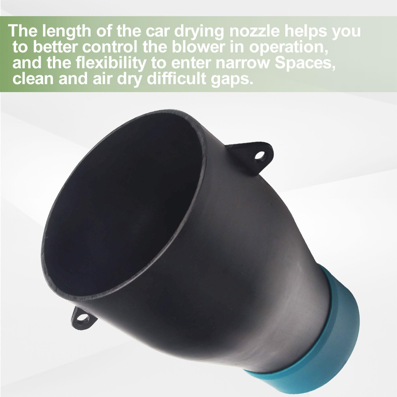 Car Drying Nozzle for Mak-Ita 18V LXT Leaf Blowers XBU03Z, XBU03SM1, DUB184Z, DUB184PT, DUB184PT2 - Contain Protective Silicone Band