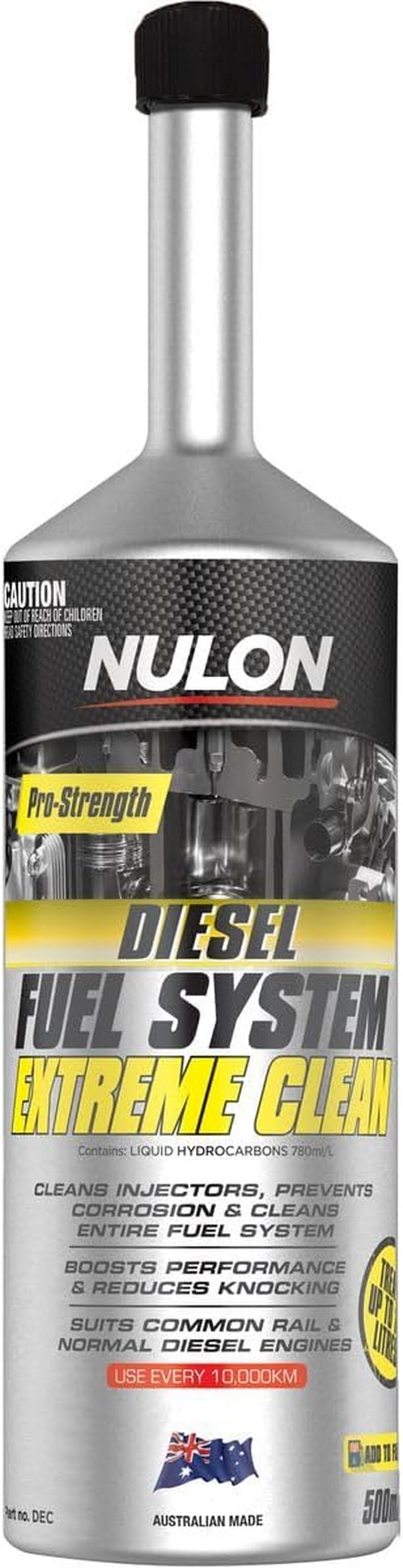 Nulon Pro-Strength Diesel Fuel System Extreme Clean 500 Ml image number 1