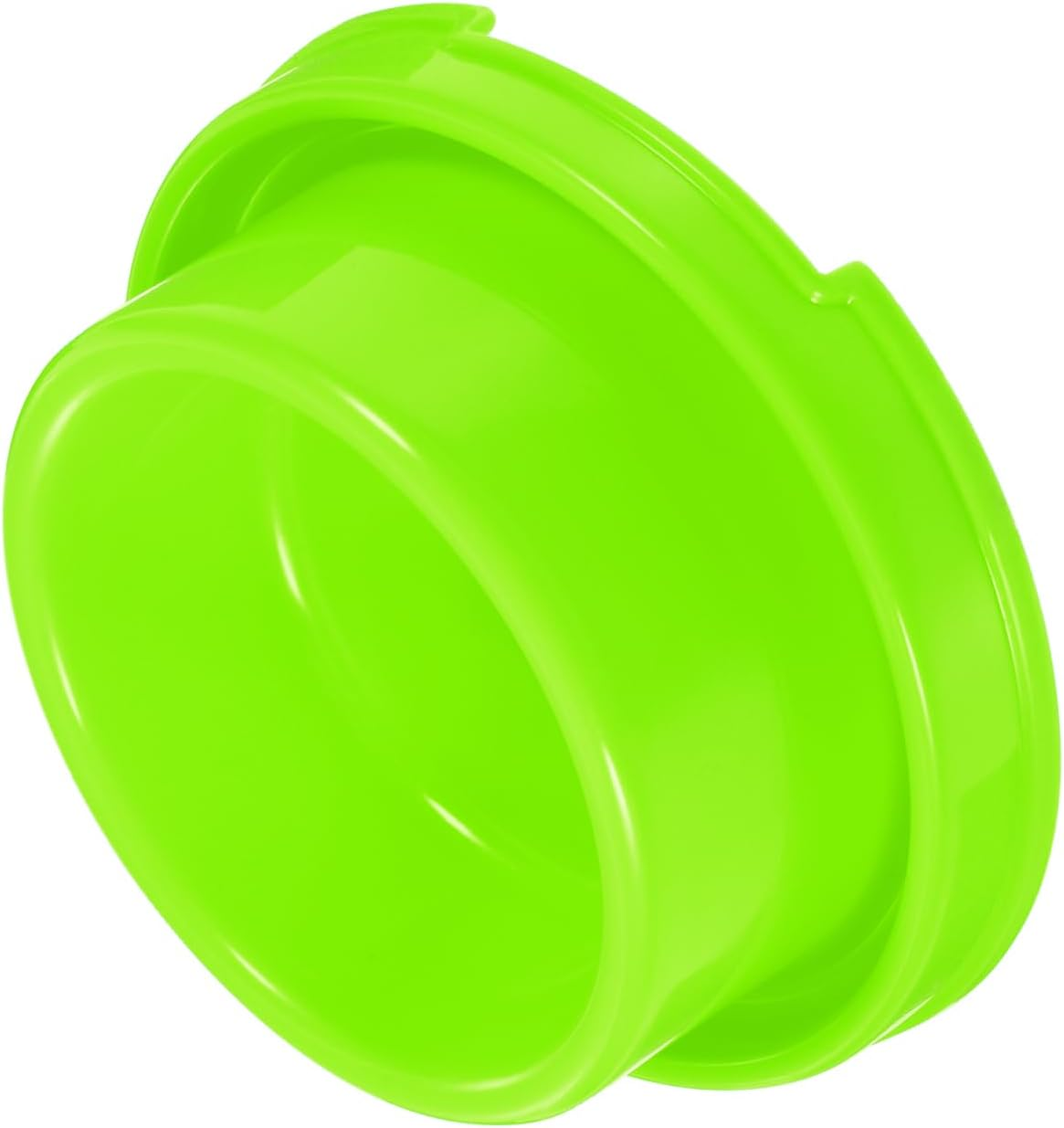 Ipetboom Ants Away Dog Bowl, Plastic Cat Puppy Food Bowls round Pet Food Dish, Ant Proof No Spill Water Feeding Eating Dishs for Small Animals, Green - Yellow image number 6