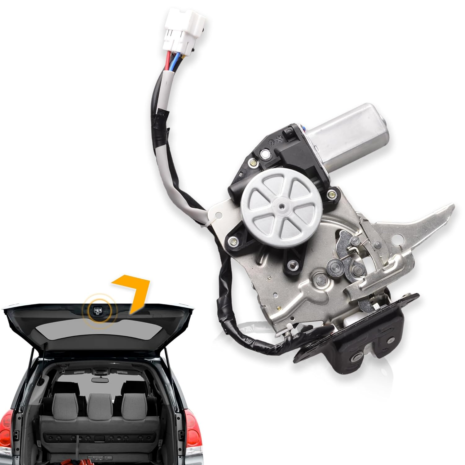 Predep Rear Trunk Latch Tailgate Lock Actuator Compatible for Mazda 3 2010-2015 CX-5 2013-2016 CX-9 2016-2019, Replace 937-716, G33M62310, G33M62310A, G33M62310B image number 3