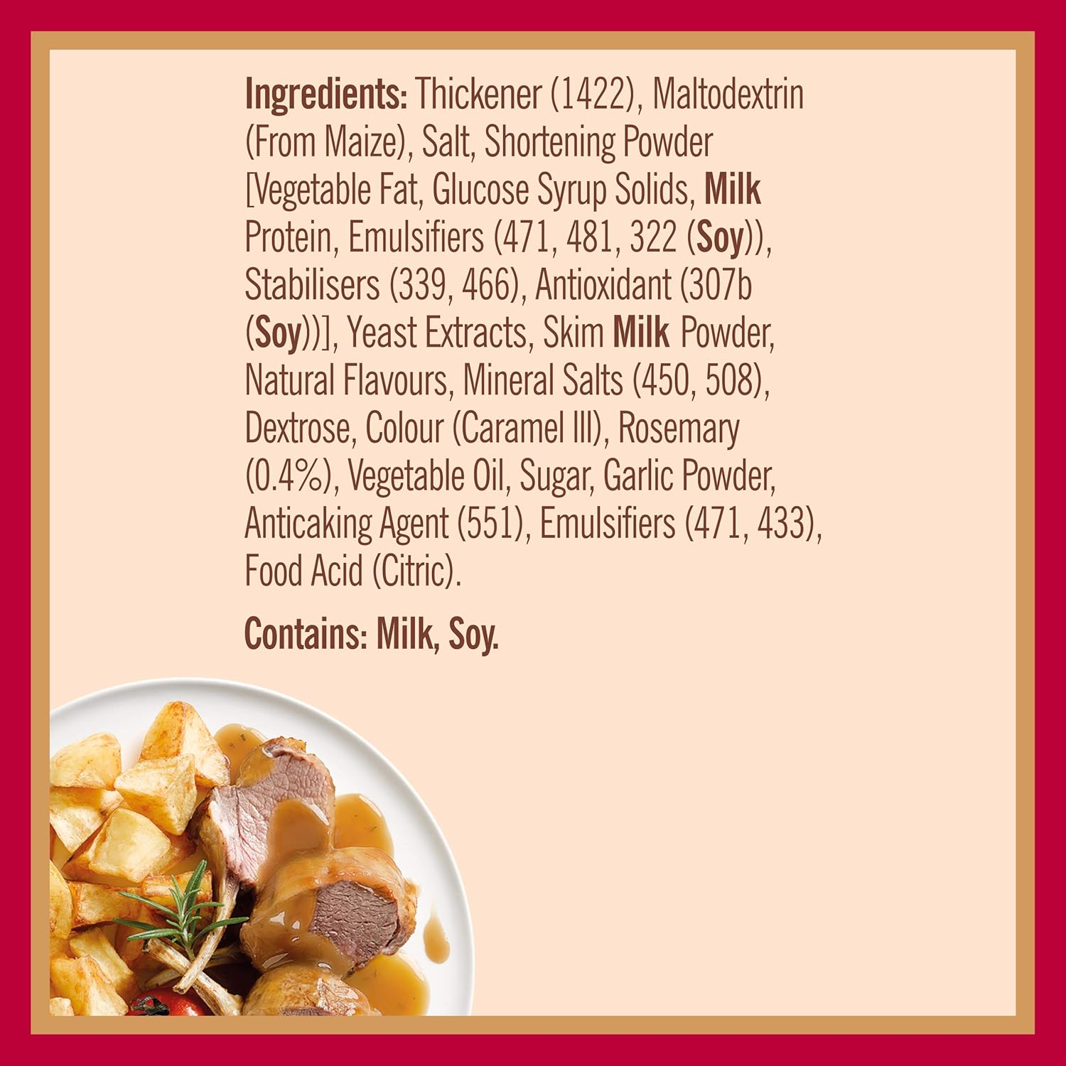 Gravoxlamb and Rosemary Gravy Mix Tin for Gravy and Liquid Stock Instant Gravy Powder 120G image number 2